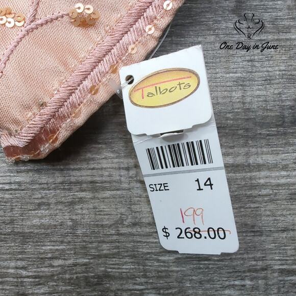 Talbots Silk Embroidered Crop Jacket Size 14 - Picture 2 of 5